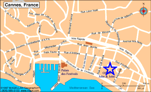 Plan Cannes, John and John Immobilier, Rf 701